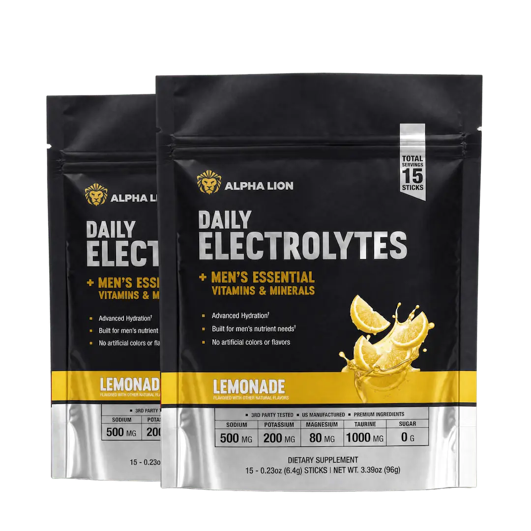 Daily Electrolytes PPU Lemonade / 2x Pack - Alpha Lion