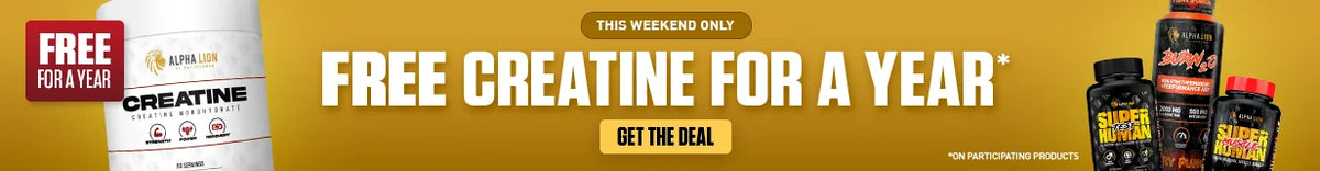 Free Creatine for a year with participating products