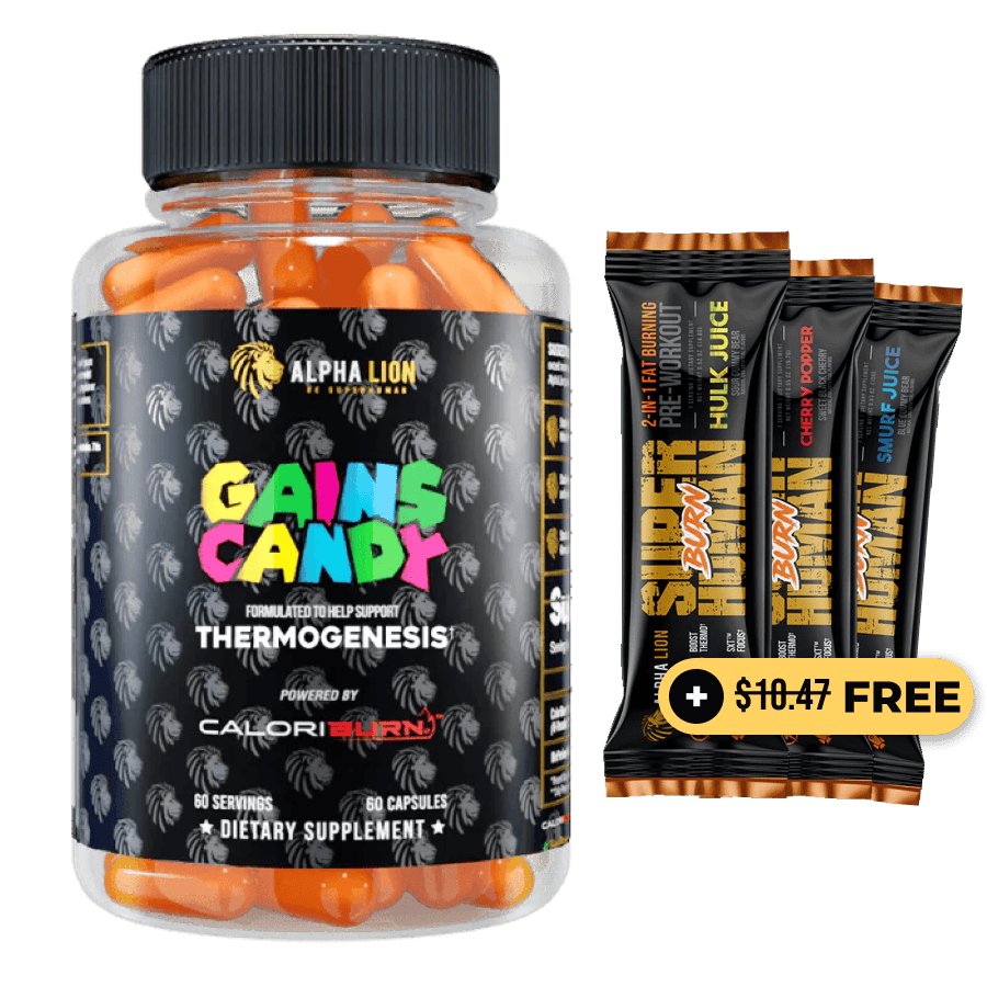 GAINS CANDY™ CALORIBURN®  - Burn More Calories† - 7 Alphalion