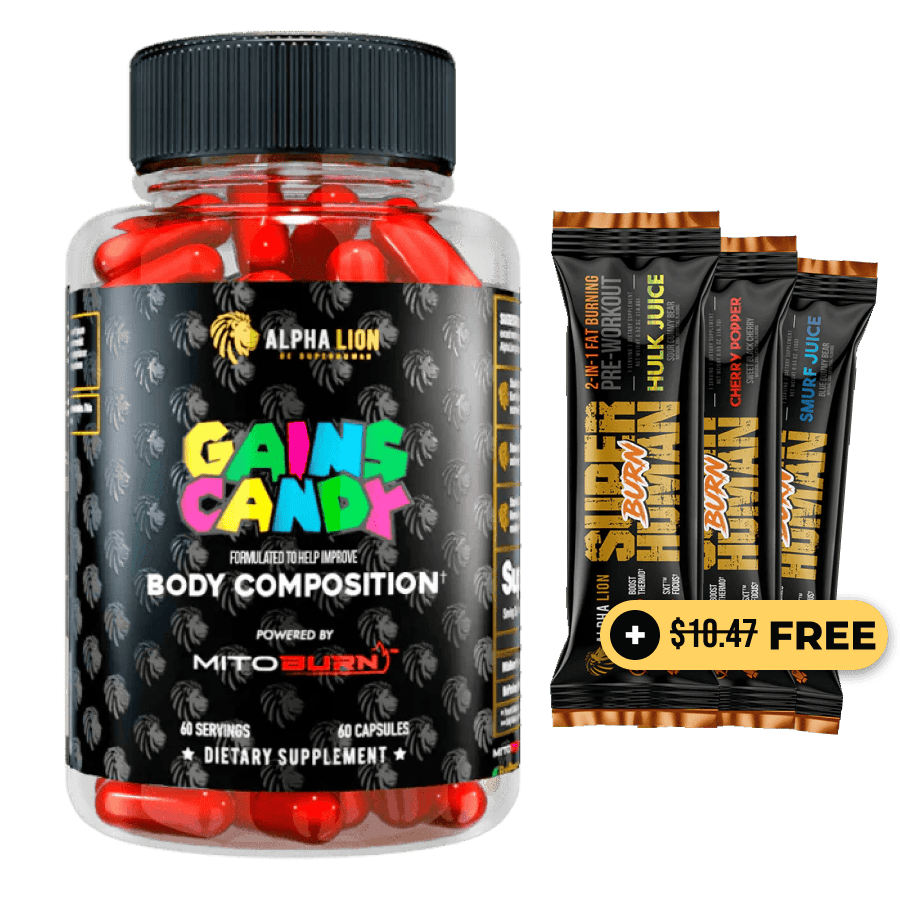 GAINS CANDY™ MITOBURN®  - Calorie Burn Amplifier † - 7 Alphalion