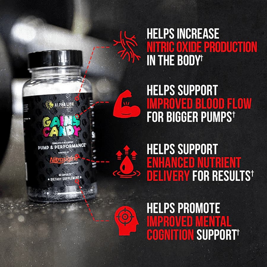 Gains Candy™ Nitrosigine® - 4 Alphalion