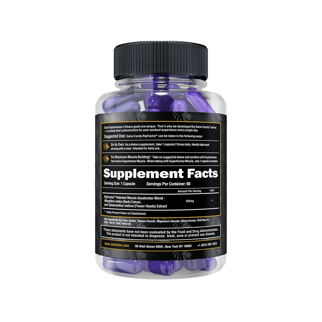 GAINS CANDY™ S7®  - Pump & Performance - 2 Alphalion