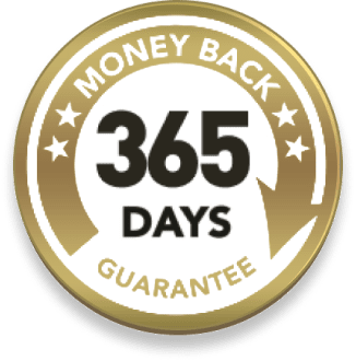 Money Back 365 Days Guarantee