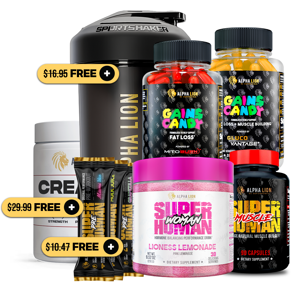 MASS SHREDDER STACK (for her) - Alpha Lion