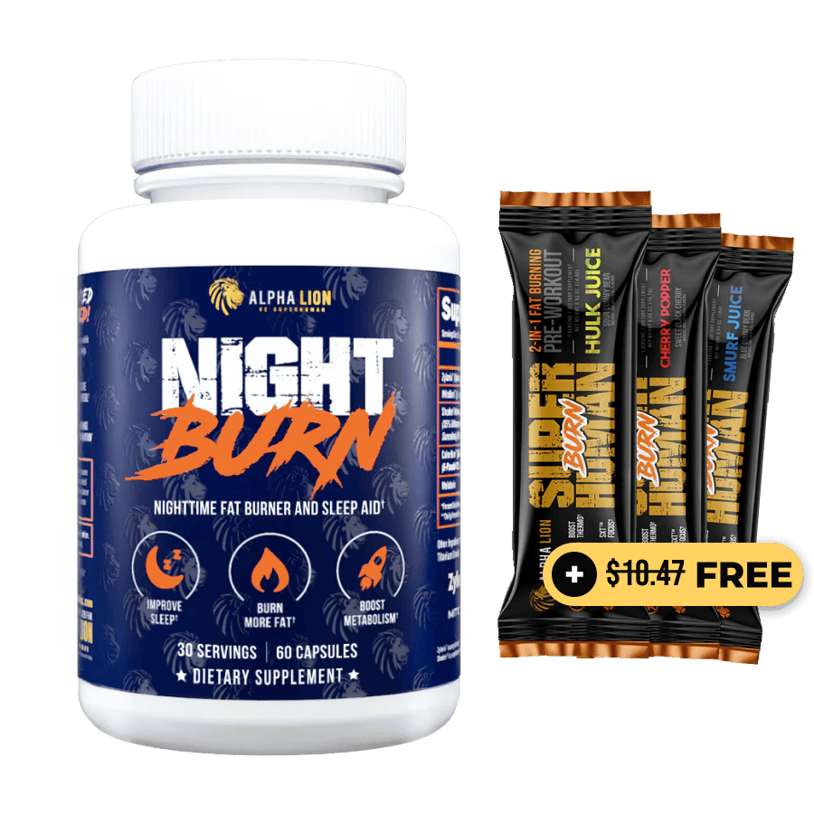 NIGHT BURN - Nighttime Fat Burner - 9 Alphalion
