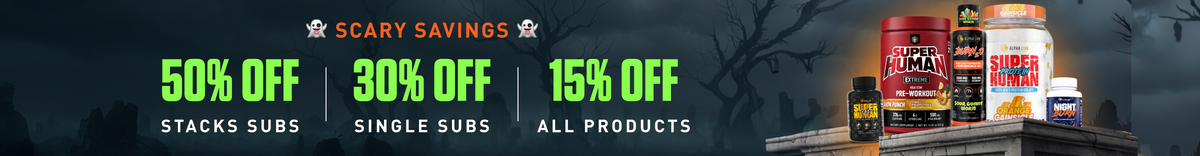 Scary Savings: 50% off stack subscriptions, 30% off single subscriptions, 15% off all products
