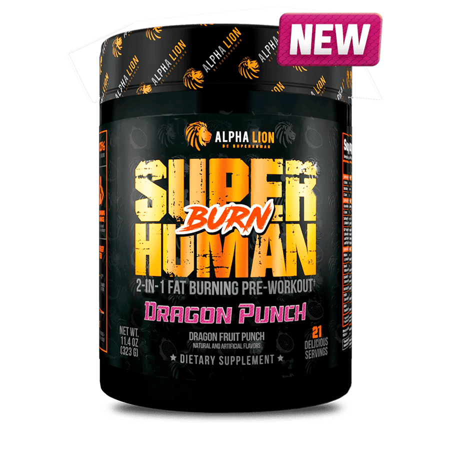 SUPERHUMAN® BURN - 2 in 1 Fat Burning Pre-Workout† - Alpha Lion