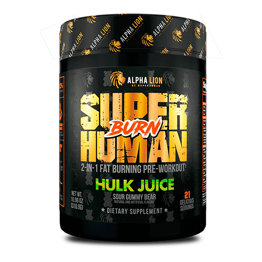 SUPERHUMAN® BURN - 2 in 1 Fat Burning Pre-Workout† - 8 Alphalion
