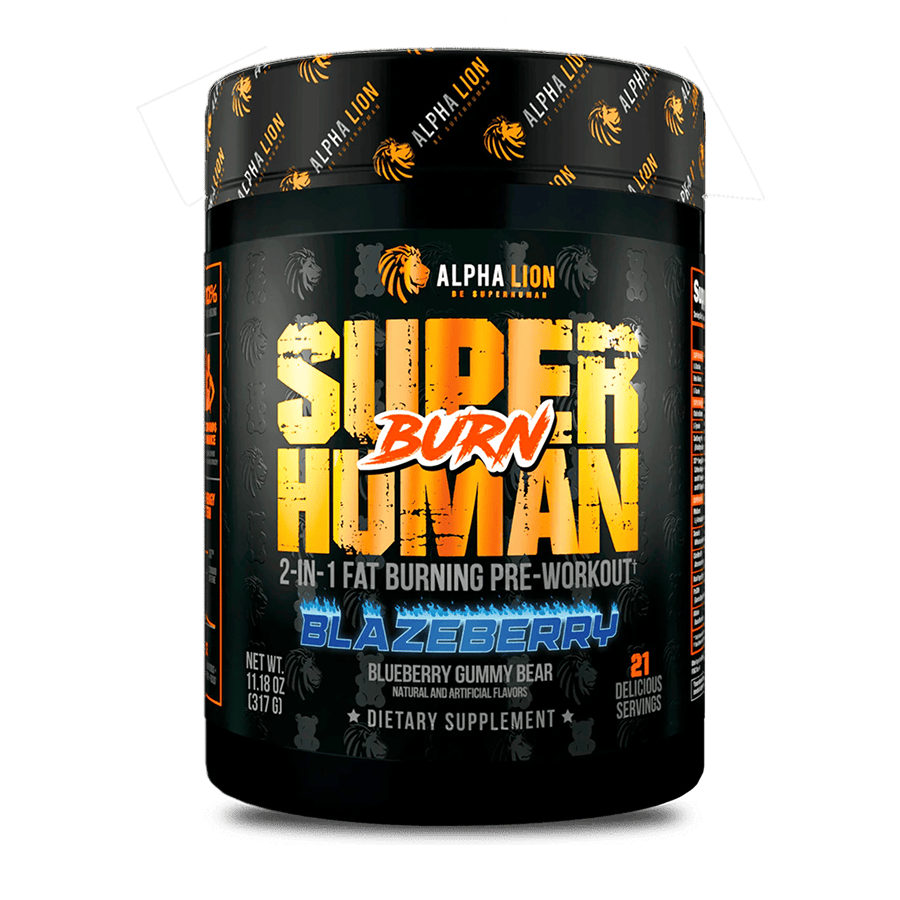 SUPERHUMAN® BURN - 2 in 1 Fat Burning Pre-Workout† - 9 Alphalion