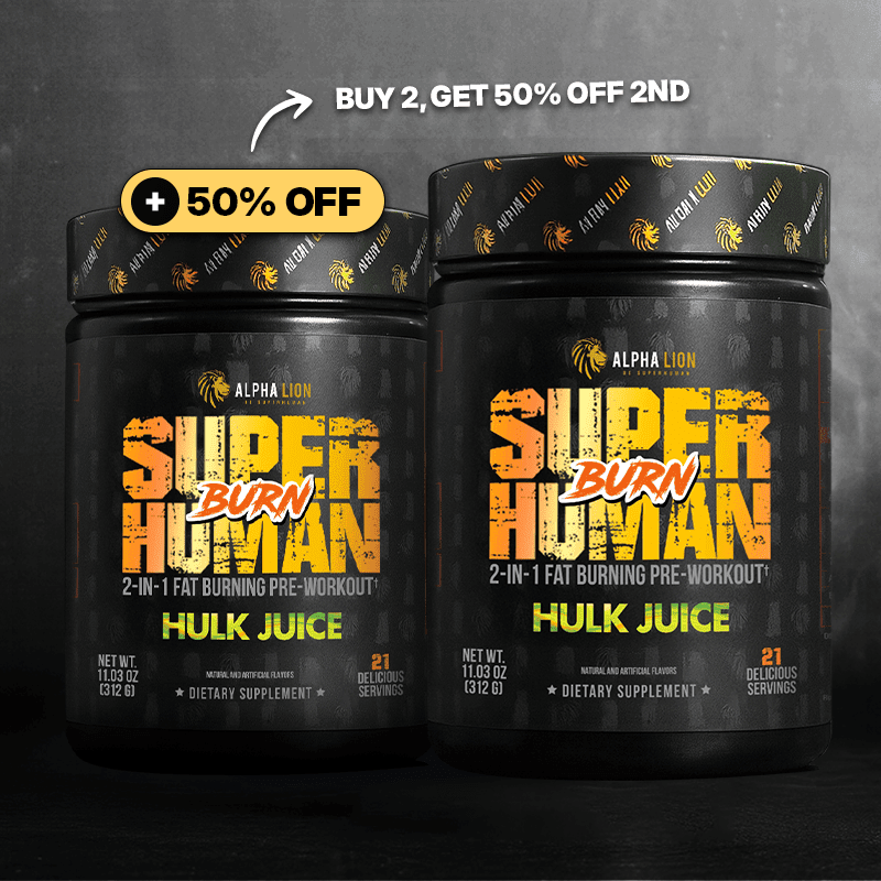 SUPERHUMAN® BURN - 2 in 1 Fat Burning Pre-Workout† - 2 Alphalion