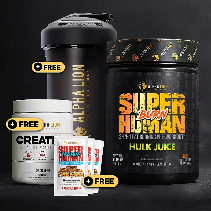 SUPERHUMAN® BURN - 2 in 1 Fat Burning Pre-Workout† - 1 Alphalion