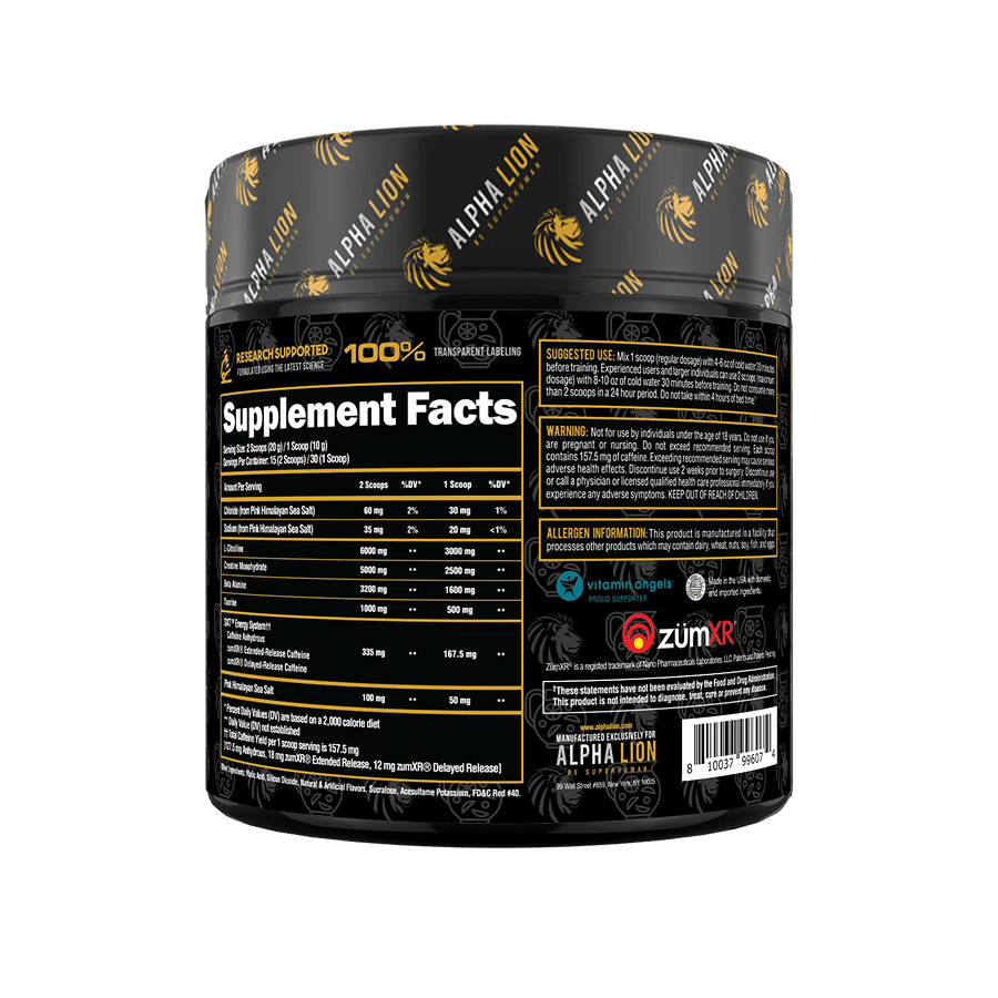 SUPERHUMAN® CORE - PRE-WORKOUT PERFORMANCE ESSENTIALS - 2 Alphalion