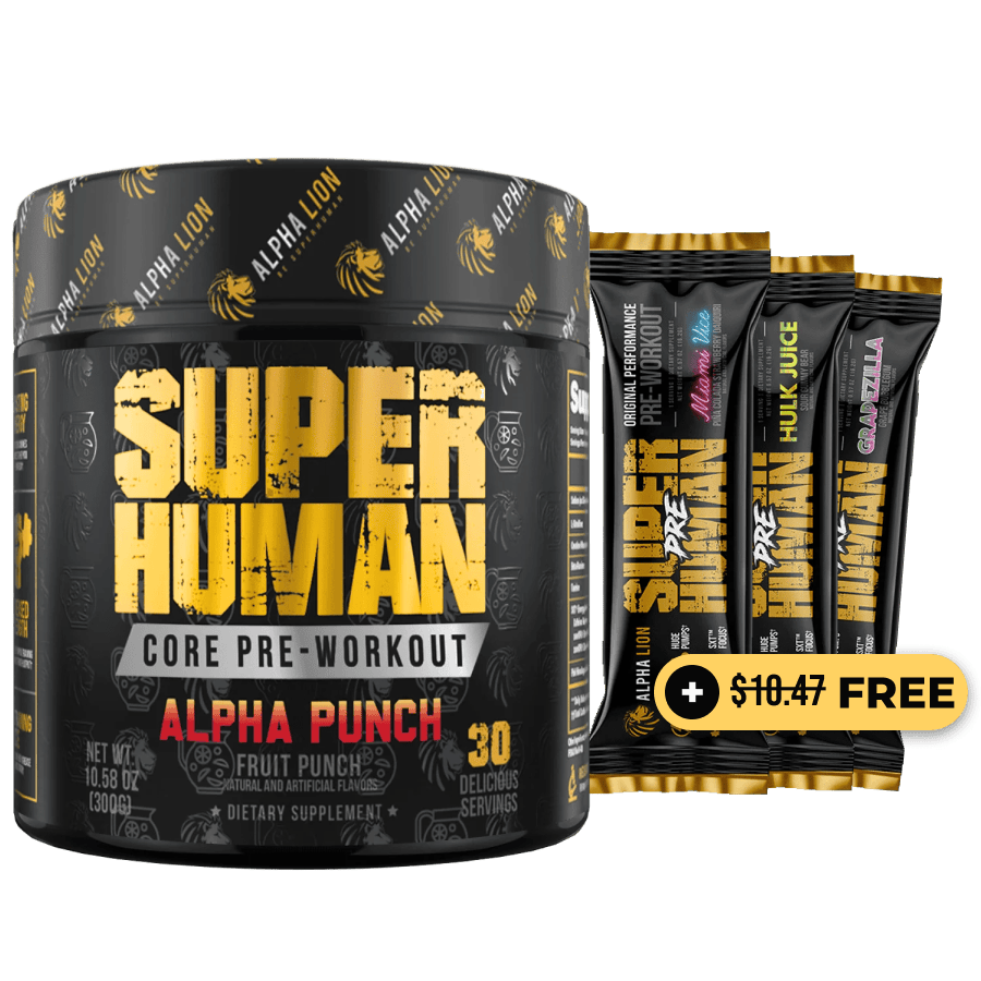 SUPERHUMAN® CORE - PRE-WORKOUT PERFORMANCE ESSENTIALS - 15 Alphalion
