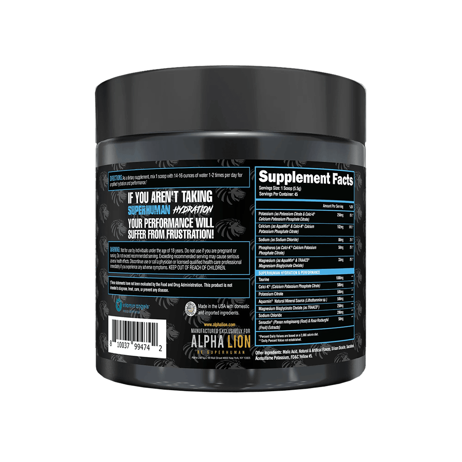 SUPERHUMAN HYDRATION - 2 Alphalion