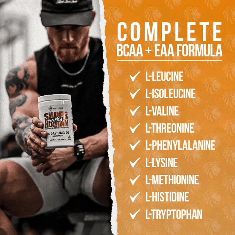 SUPERHUMAN INTRA - BCAA/EAA Formula - 4 Alphalion