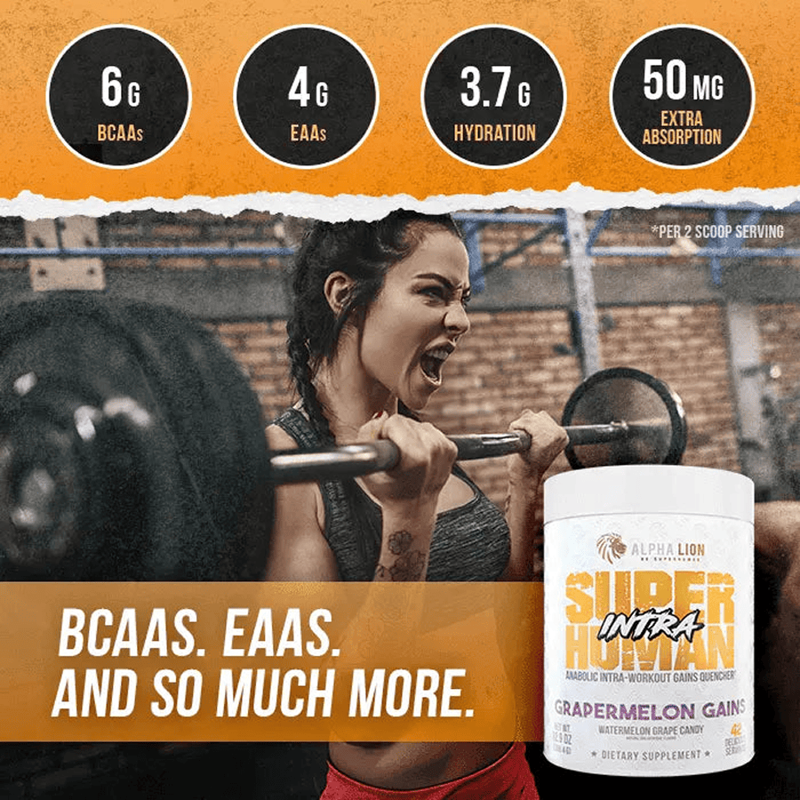 SUPERHUMAN INTRA - BCAA/EAA Formula - 7 Alphalion