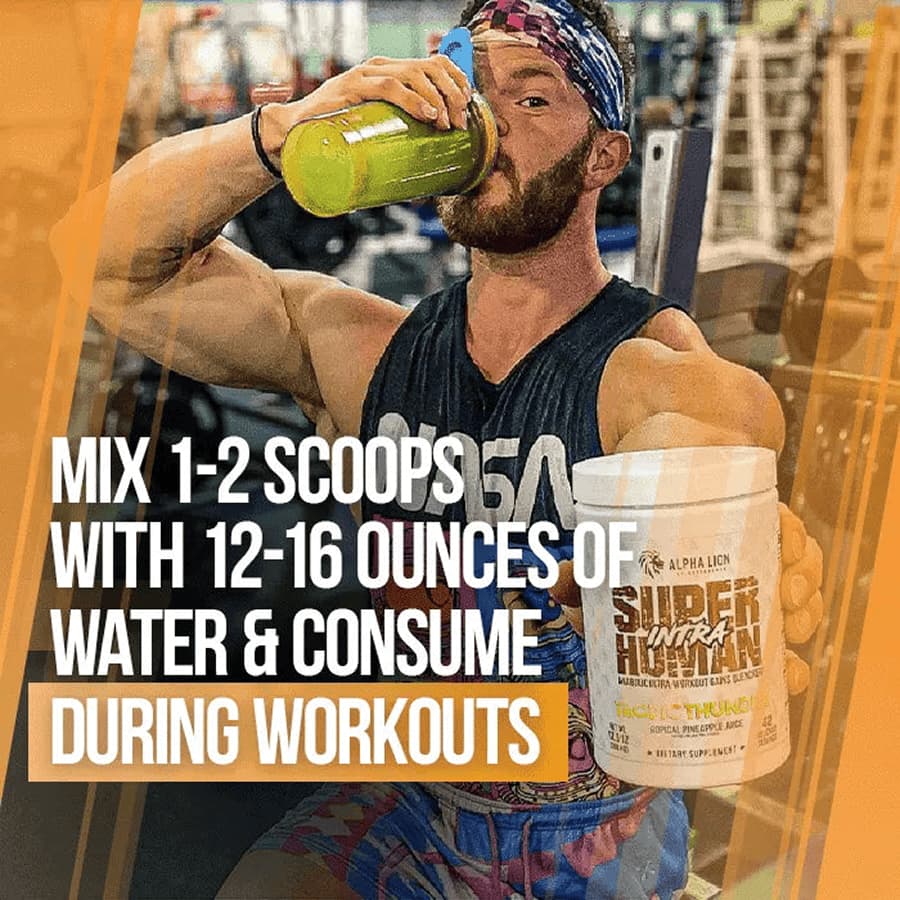 SUPERHUMAN INTRA - BCAA/EAA Formula - 8 Alphalion
