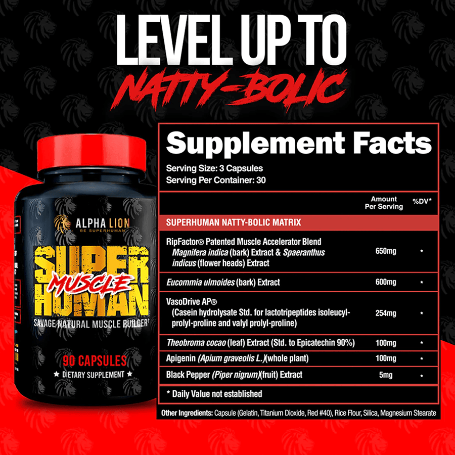 SUPERHUMAN MUSCLE STACK - Post, Sleep & Muscle - 2 Alphalion