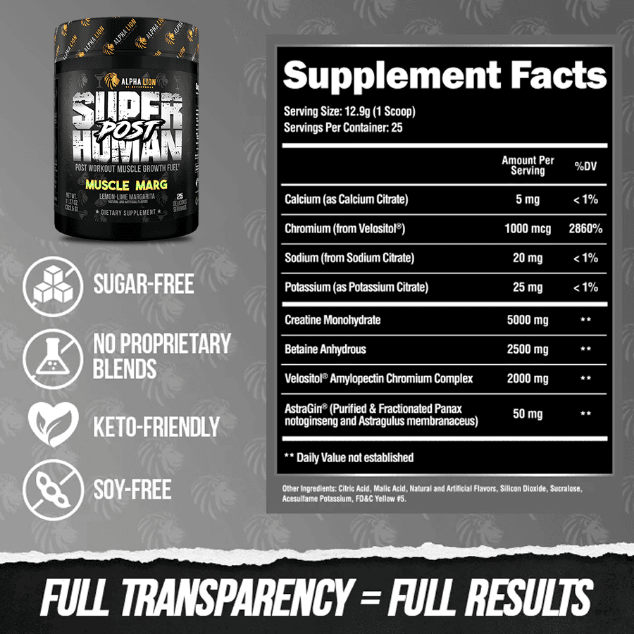 SUPERHUMAN MUSCLE STACK - Post, Sleep & Muscle - 3 Alphalion