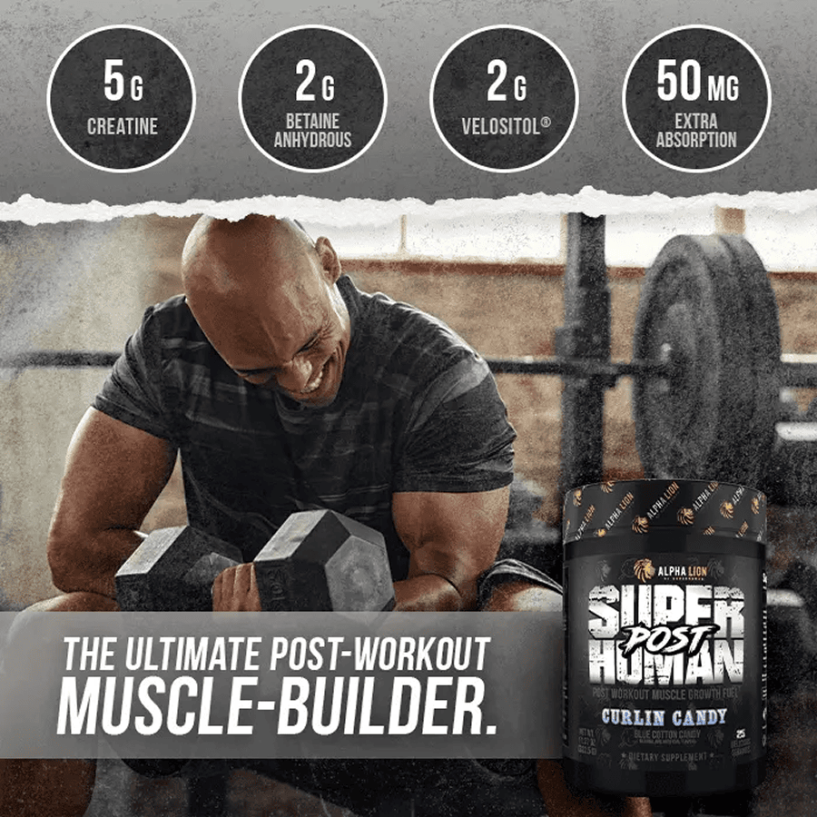 SUPERHUMAN® POST - Post Workout Muscle Builder† - 7 Alphalion