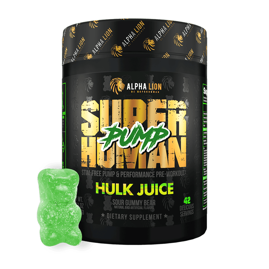 SUPERHUMAN PUMP - Stim Free Pre Workout - Alpha Lion