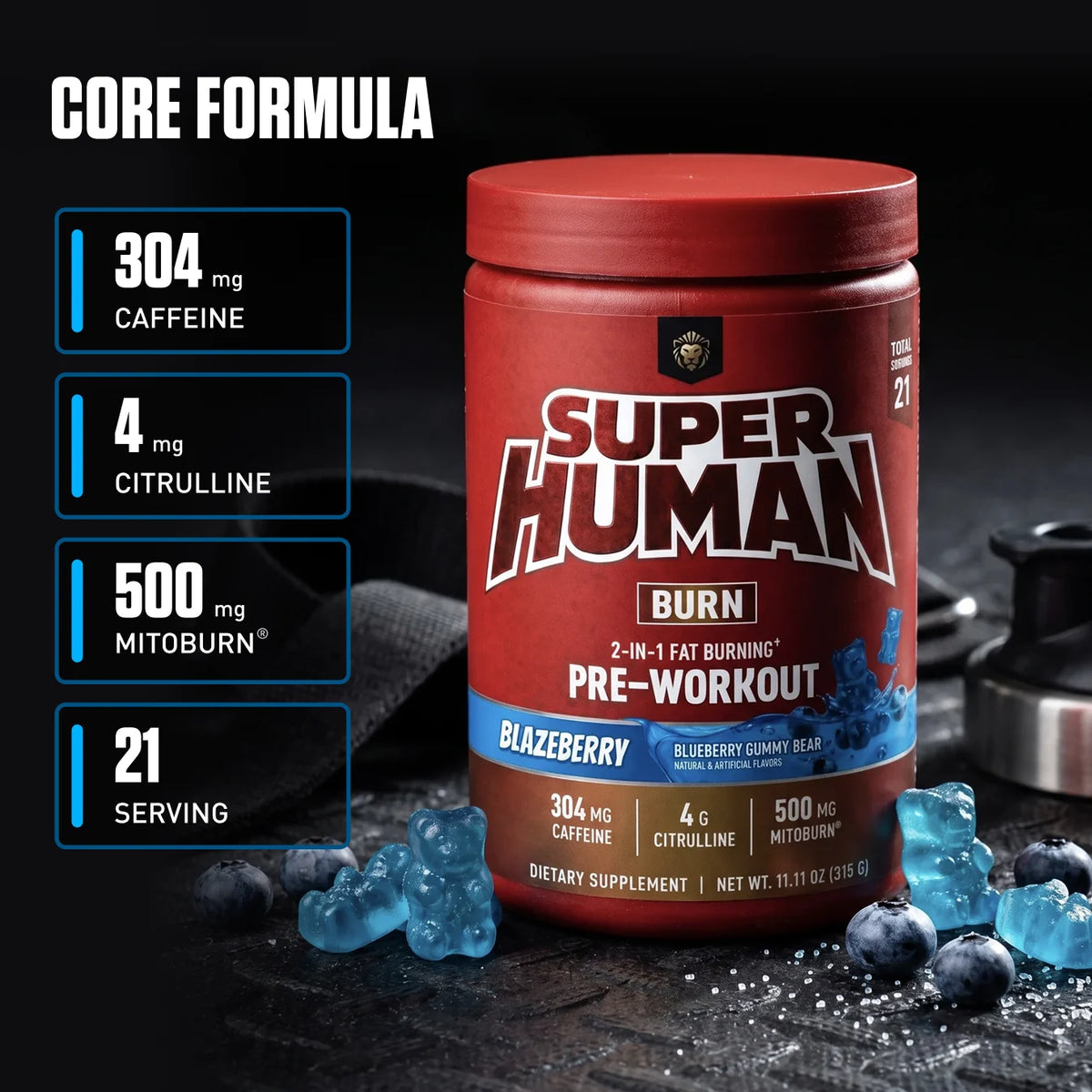 SUPERHUMAN® Burn - Alpha Lion