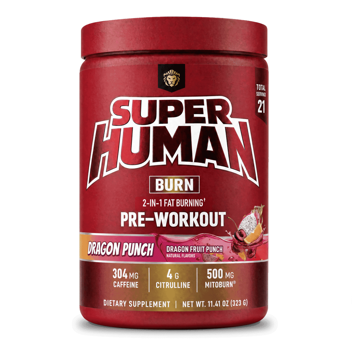 SUPERHUMAN® BURN - 2 in 1 Fat Burning Pre-Workout† ... - 5 Alphalion
