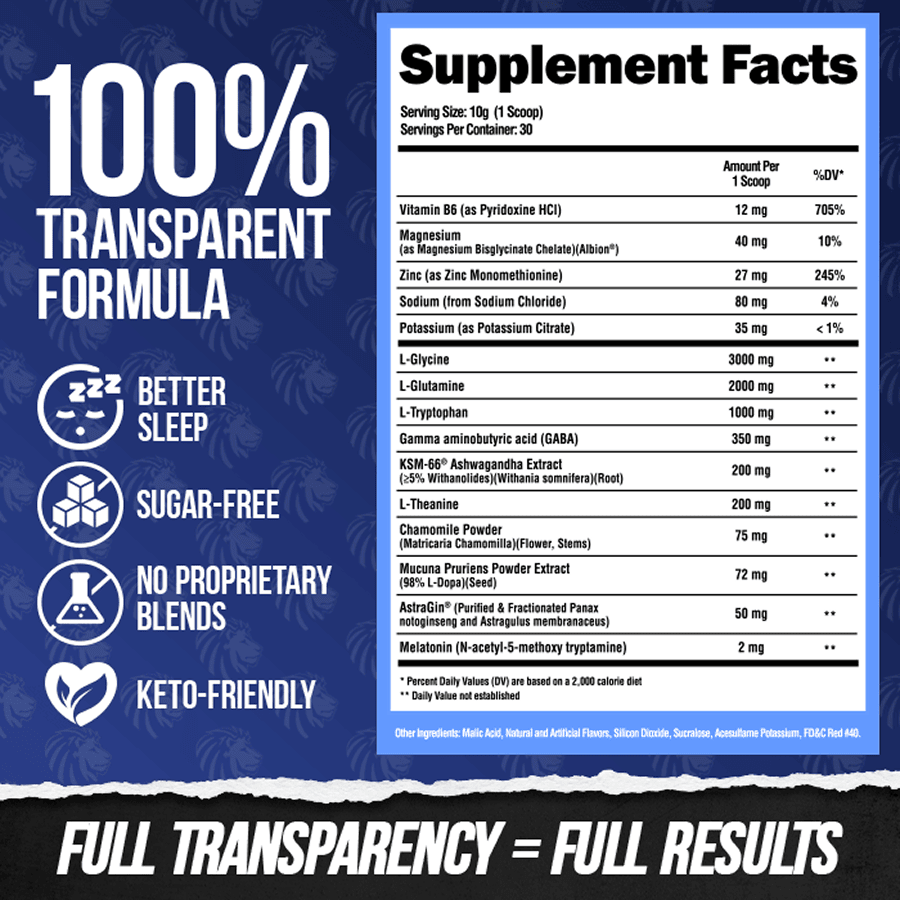SUPERHUMAN SLEEP - PM Sleep Aid and Fat Burner† - 3 Alphalion