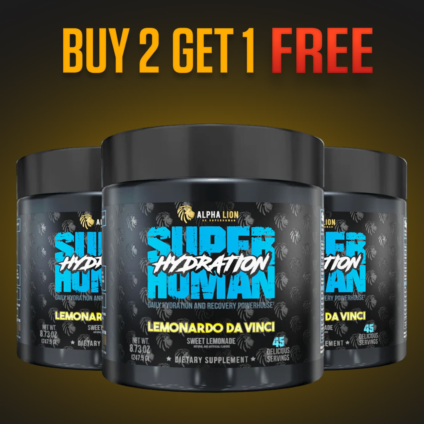 SUPERHUMAN HYDRATION - B2G1 Offer Alphalion