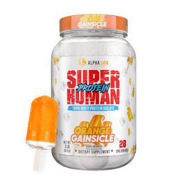 SUPERHUMAN PROTEIN - WHEY PROTEIN ISOLATE ORANGE GAINSICLE (Orange Creamsicle) - Alpha Lion