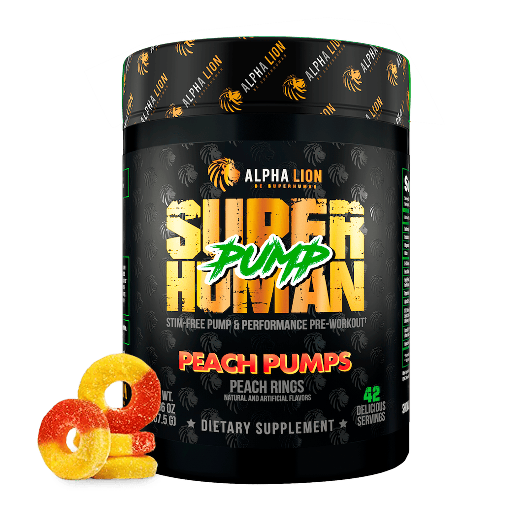 SUPERHUMAN PUMP - Stim Free Pre Workout - 10 Alphalion