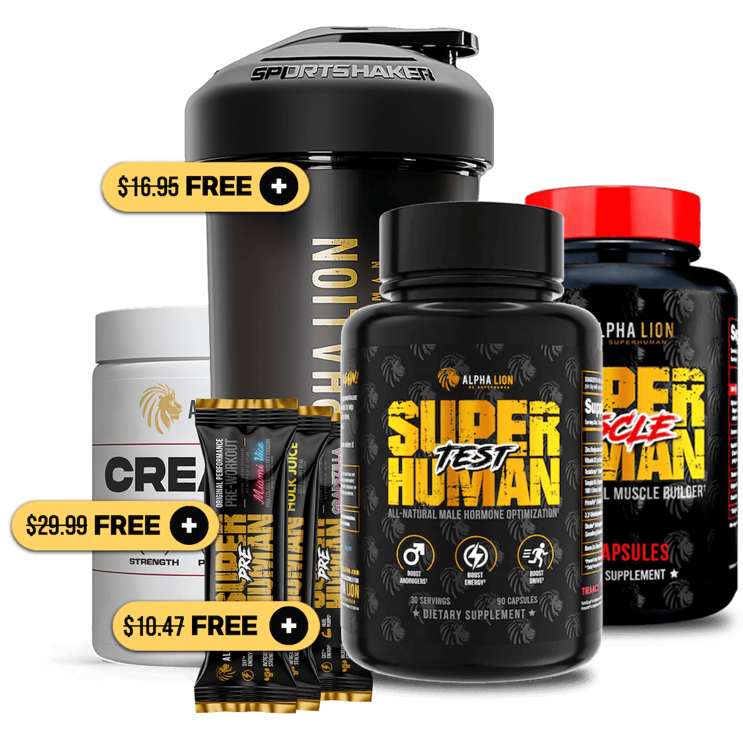 The Alpha Stack - (SuperHuman Muscle & SuperHuman Test)