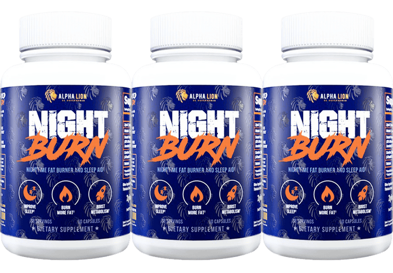 NIGHT BURN † - Nighttime fat burner + Sleep Aid – Alpha Lion