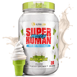 SUPERHUMAN PROTEIN - WHEY PROTEIN ISOLATE HULK MILK (Vanilla Ice Cream) - Alpha Lion