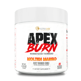 APEX BURN - Maximum Potency Thermogenic† MOLTEN MANGO (Juicy Mango-Chili) - Alpha Lion