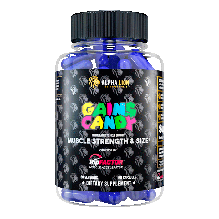 GAINS CANDY™ RIPFACTOR®  - Increase Muscle Strength & Size† - Alpha Lion