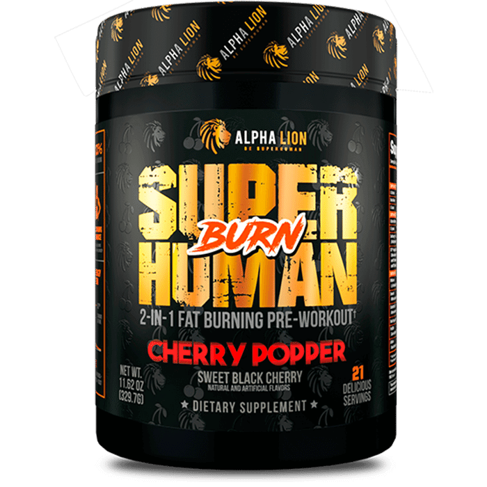 SUPERHUMAN® BURN - 2 in 1 Fat Burning Pre-Workout† - 3 Alphalion