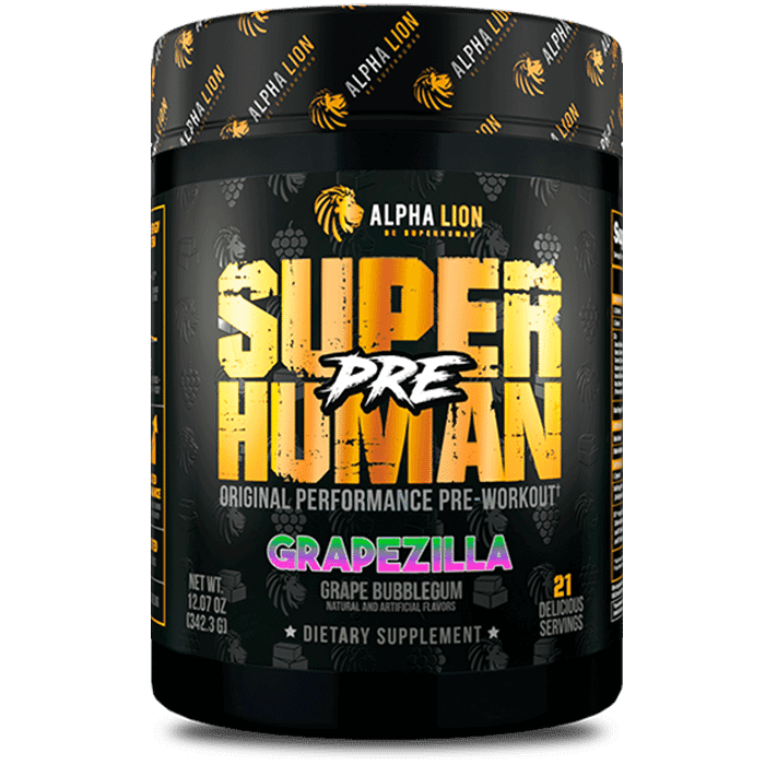 SuperHuman Pre - Pre Workout Supplement – Alpha Lion