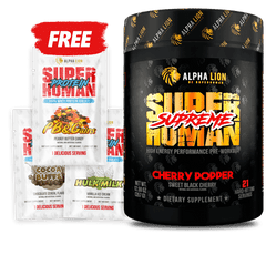 SUPERHUMAN® PRE-WORKOUT  (AND FREE PROTEIN!)  - Alpha Lion