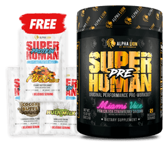 SUPERHUMAN® PRE-WORKOUT  (AND FREE PROTEIN!)  - Alpha Lion