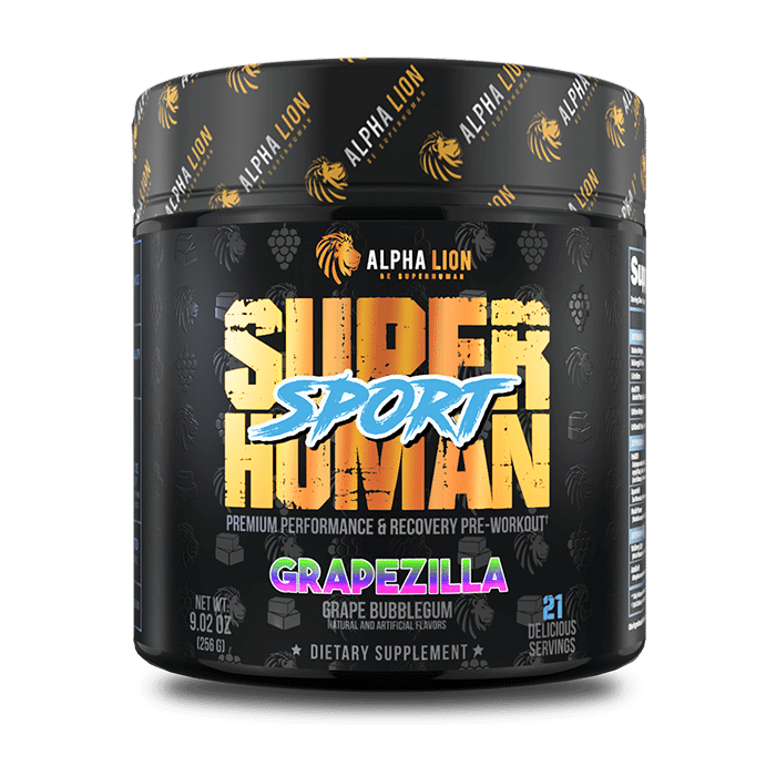 SUPERHUMAN® EXTREME Extreme Energy PreWorkout Formula Alpha Lion