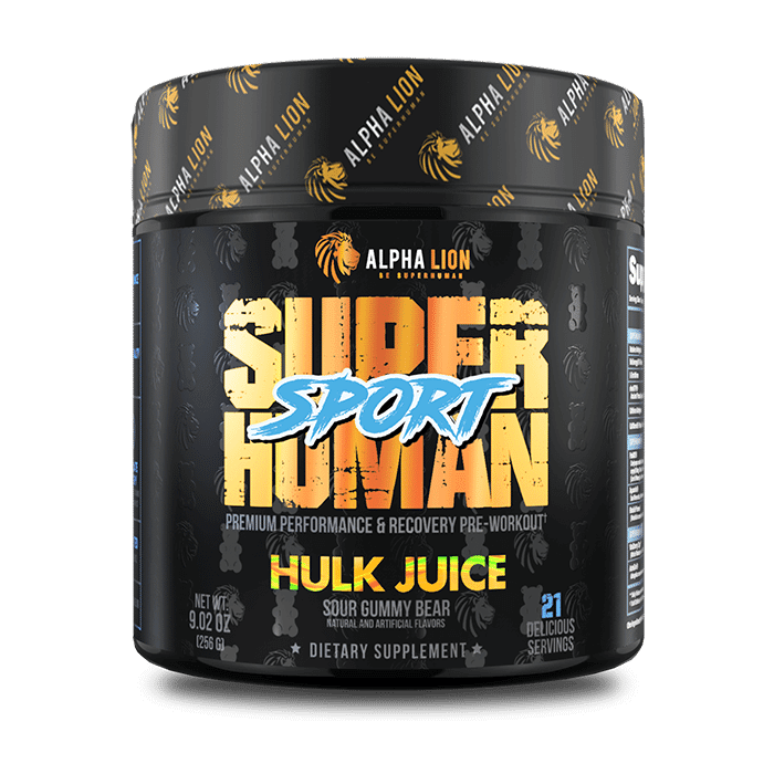 SUPERHUMAN® CORE PREWORKOUT PERFORMANCE ESSENTIALS Alpha Lion
