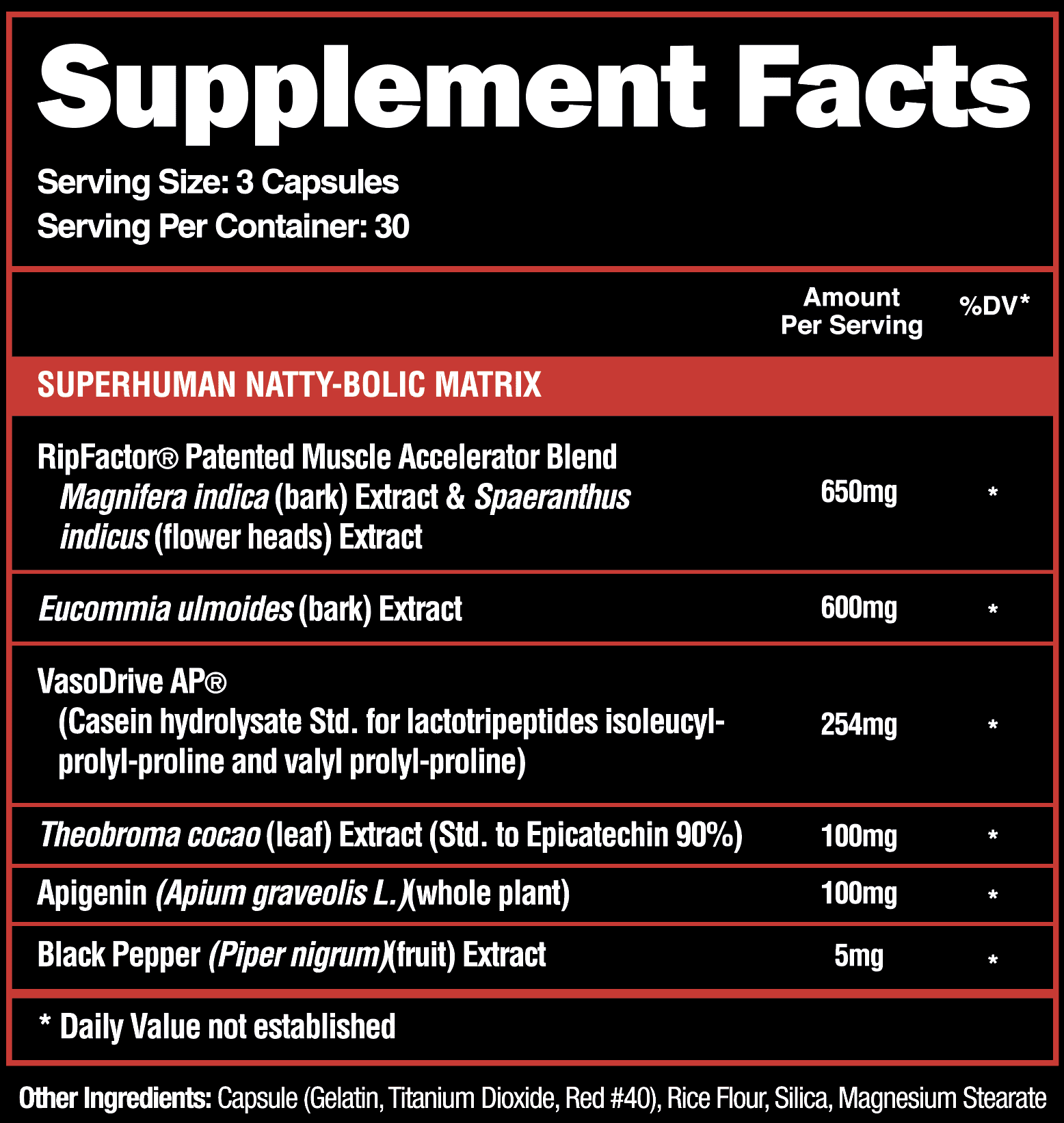 SUPERHUMAN MUSCLE - Natural Muscle Builder - 5 Alphalion