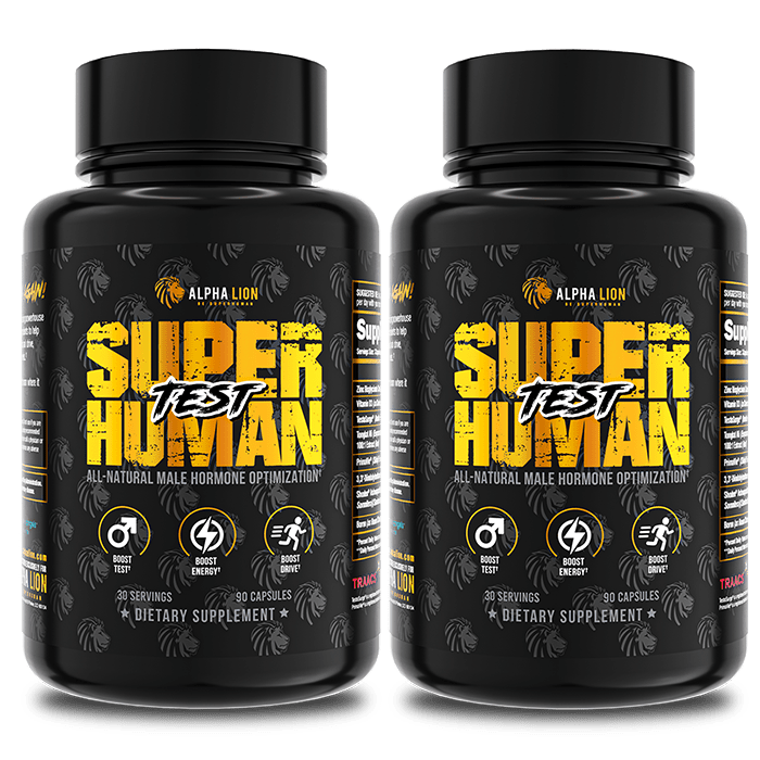SUPERHUMAN® TEST - Natural Male Hormone Optimization - 7 Alphalion