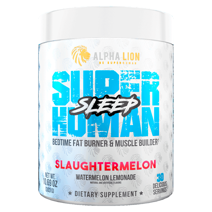 SUPERHUMAN SLEEP - PM Sleep Aid and Fat Burner.† Slaughtermelon (Watermelon Lemonade) - Alpha Lion