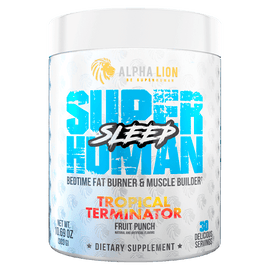 SUPERHUMAN SLEEP - PM Sleep Aid and Fat Burner† TROPICAL TERMINATOR (Fruit Punch) - Alpha Lion