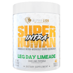 SUPERHUMAN INTRA - BCAA/EAA Formula.. LEG DAY LIMEADE (Sour Lime Popsicle) - Alpha Lion