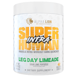 SUPERHUMAN INTRA - BCAA/EAA Formula LEG DAY LIMEADE (Sour Lime Popsicle) - Alpha Lion