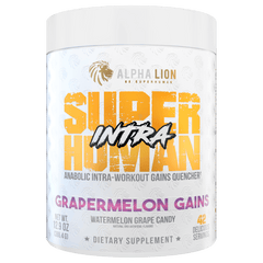 SUPERHUMAN INTRA - BCAA/EAA Formula.. GRAPERMELON GAINS (Grape Watermelon Candy) - Alpha Lion