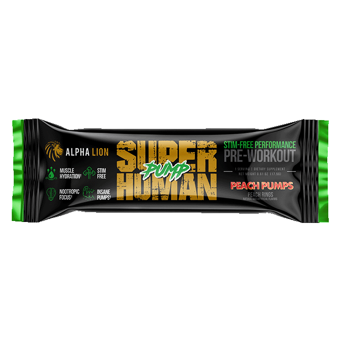 SUPERHUMAN PUMP SAMPLE - Stim Free Pre Workout 3